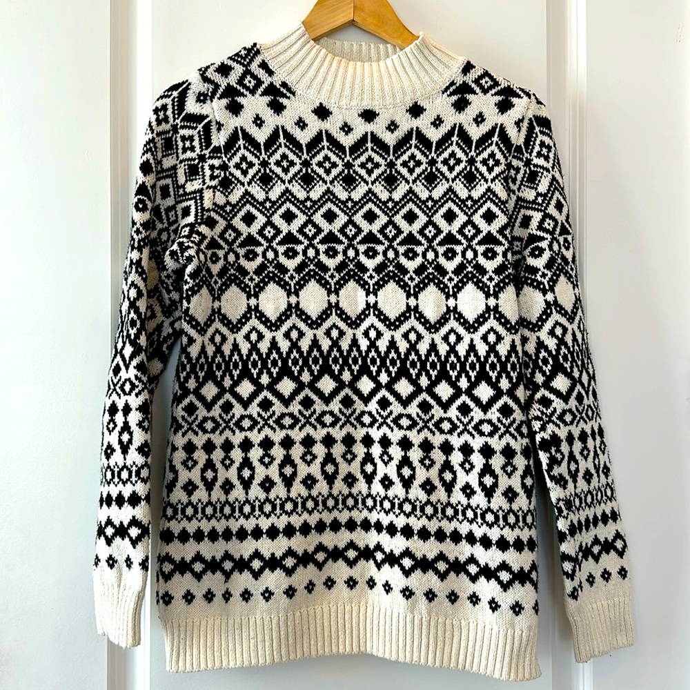 Old Navy Fair Isle Boat sweater